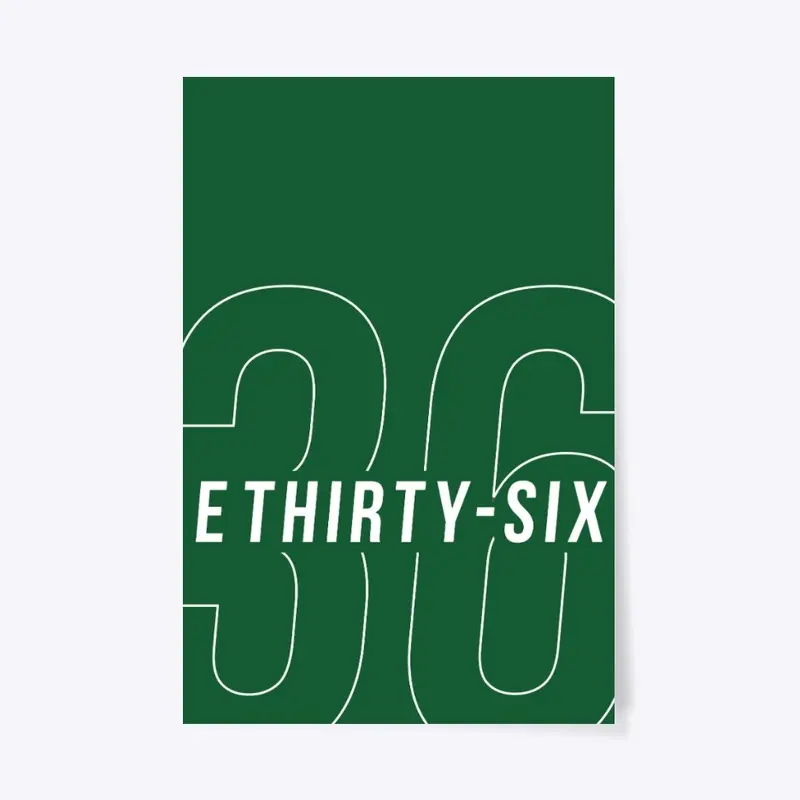 E Thirty Six Typography